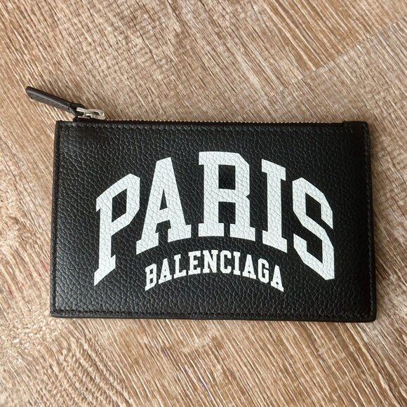 BALENCIAGA Cities Paris Cash Coin & Card Holder - Picture 1 of 5